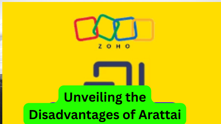 Unveiling the Disadvantages of Arattai App