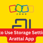How to Use Storage Settings in Arattai App