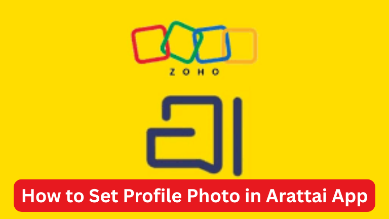 How to Set Profile Photo in Arattai App