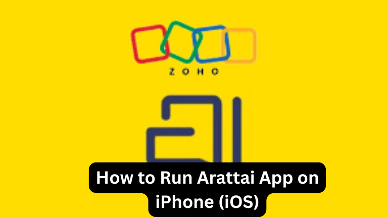 How to Run Arattai App on iPhone (iOS)