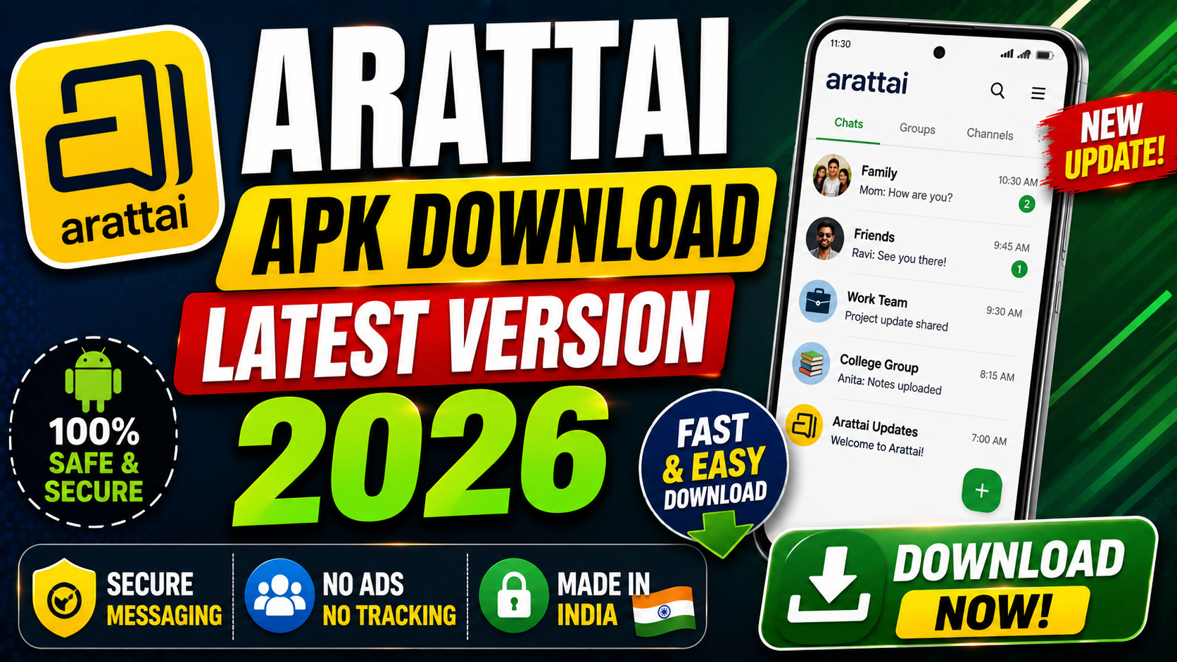 Arattai APK Download Latest Version 2026