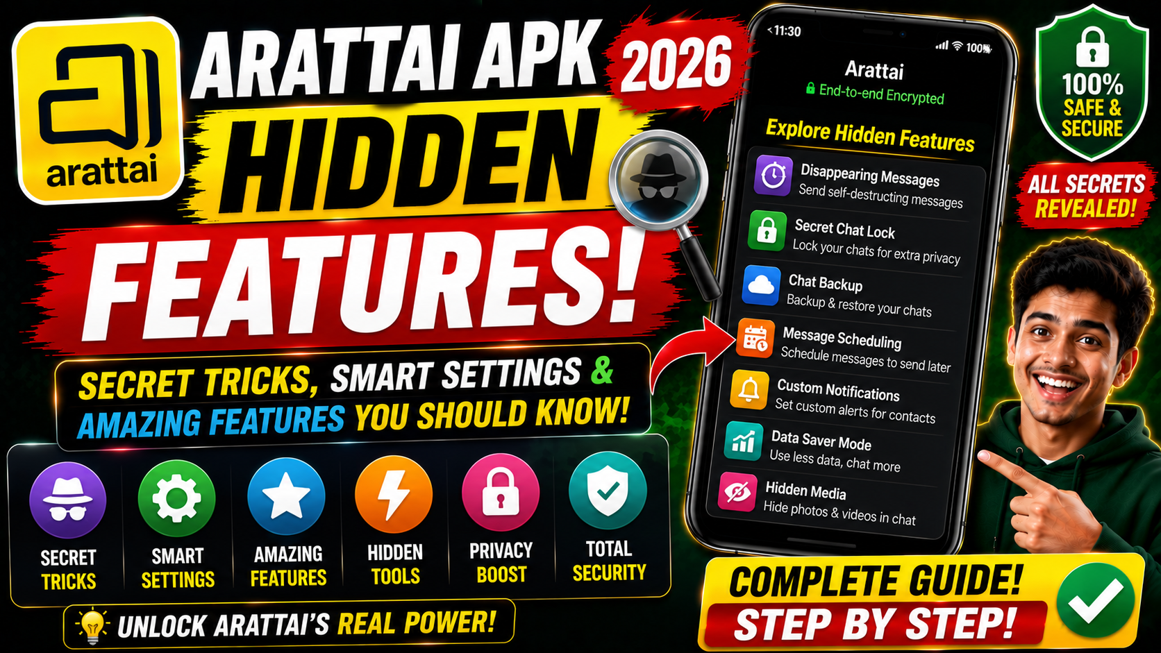 Arattai APK Hidden Features 2026