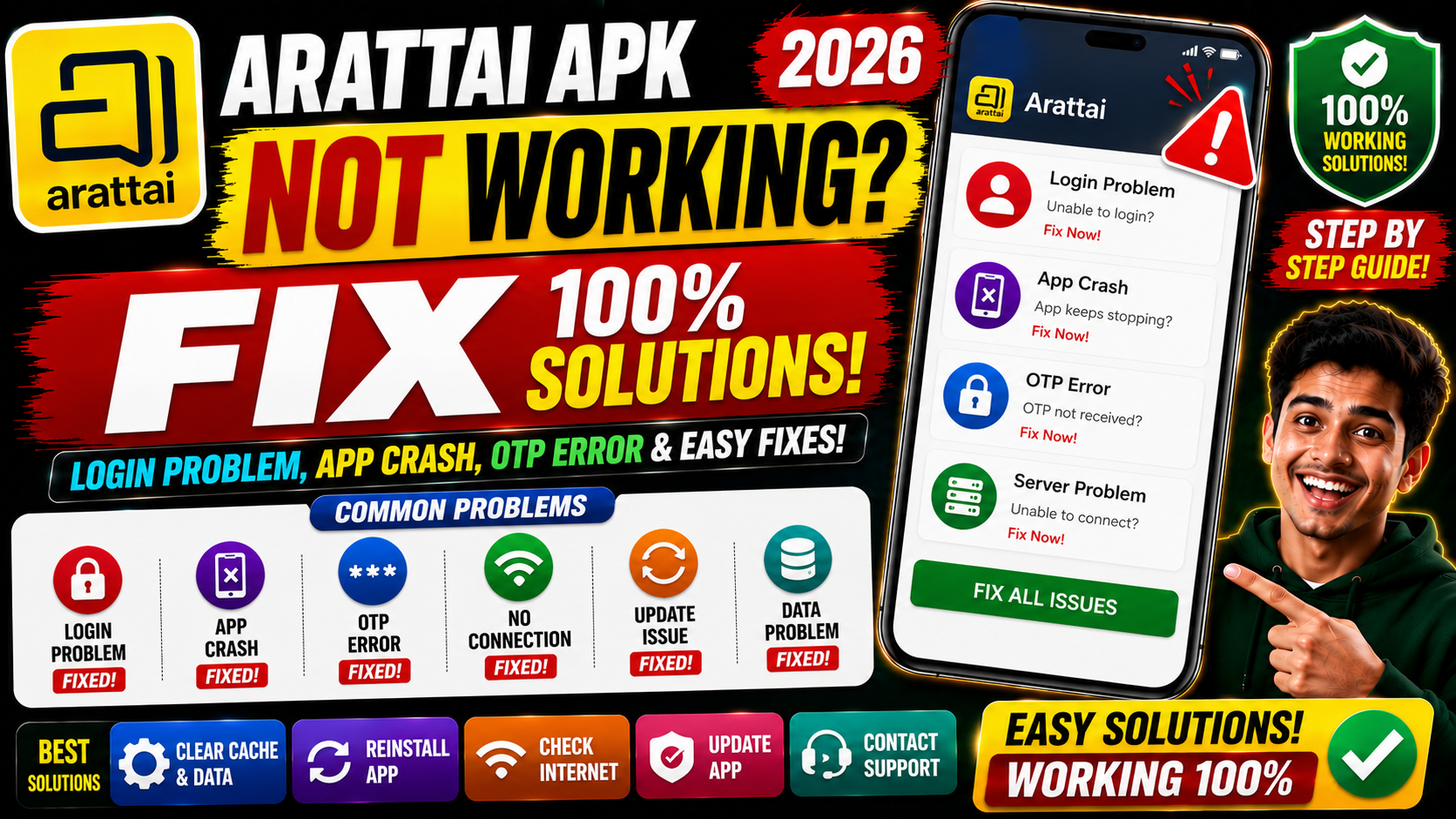 Arattai APK Not Working Fix 2026