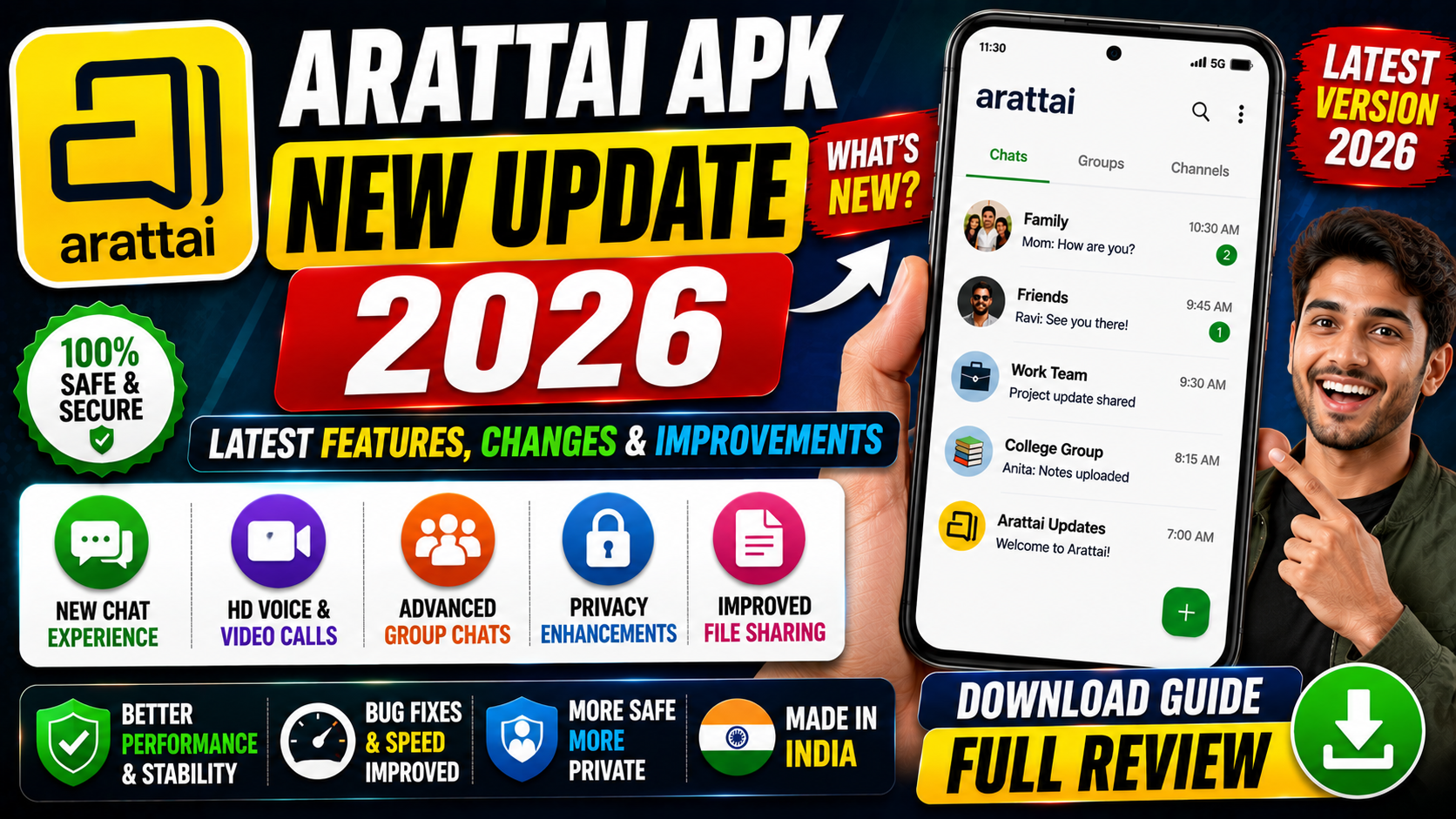 Arattai APK New Update 2026