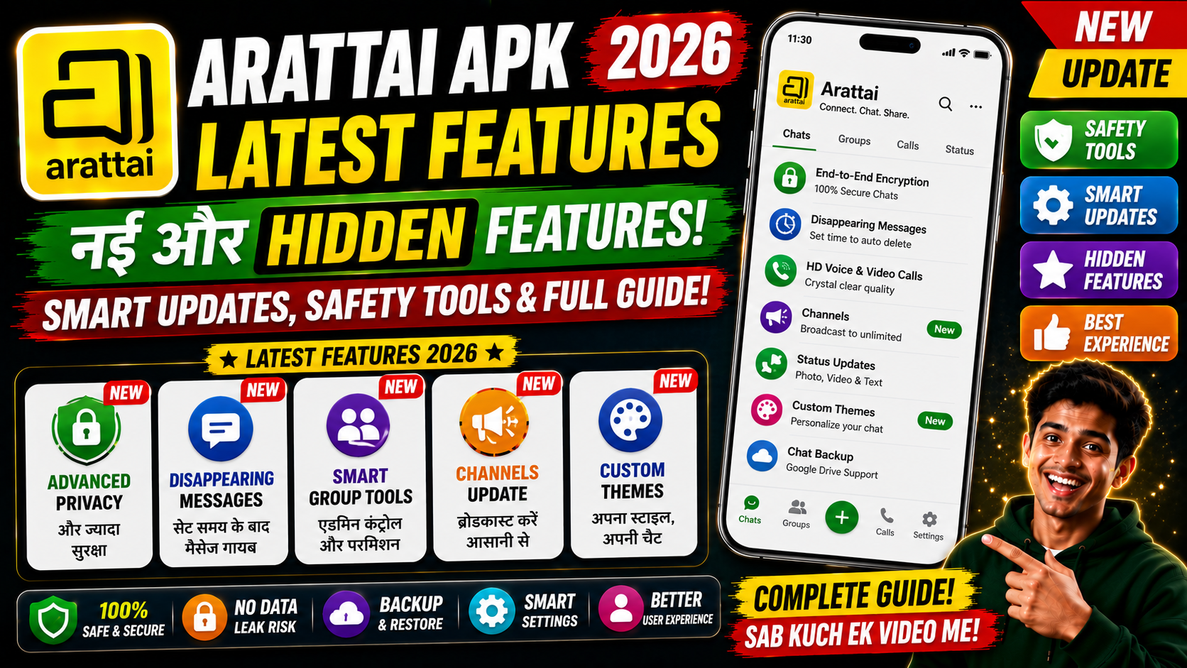 Arattai APK Latest Features List 2026