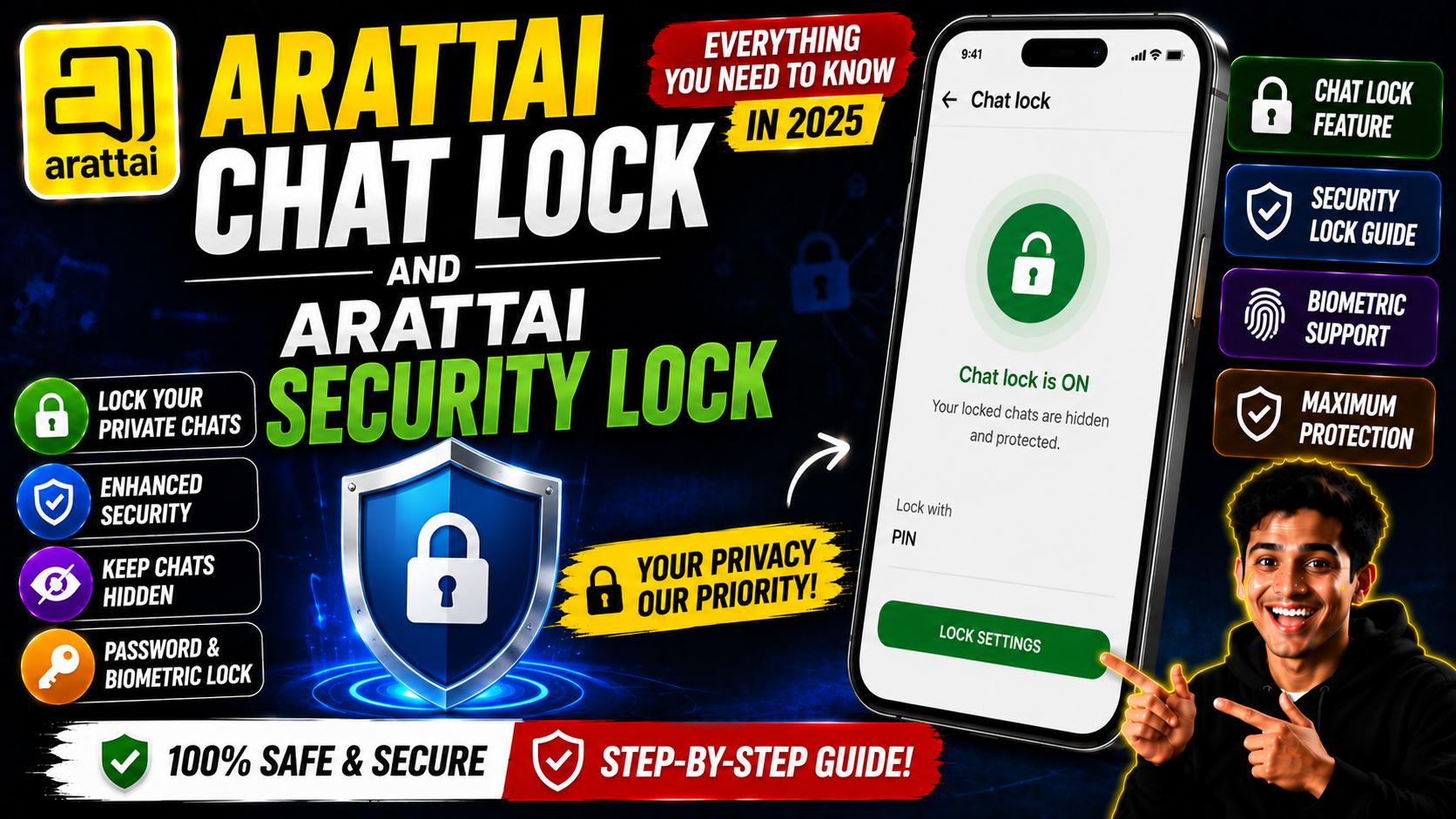 Arattai Chat Lock and Arattai Security Lock
